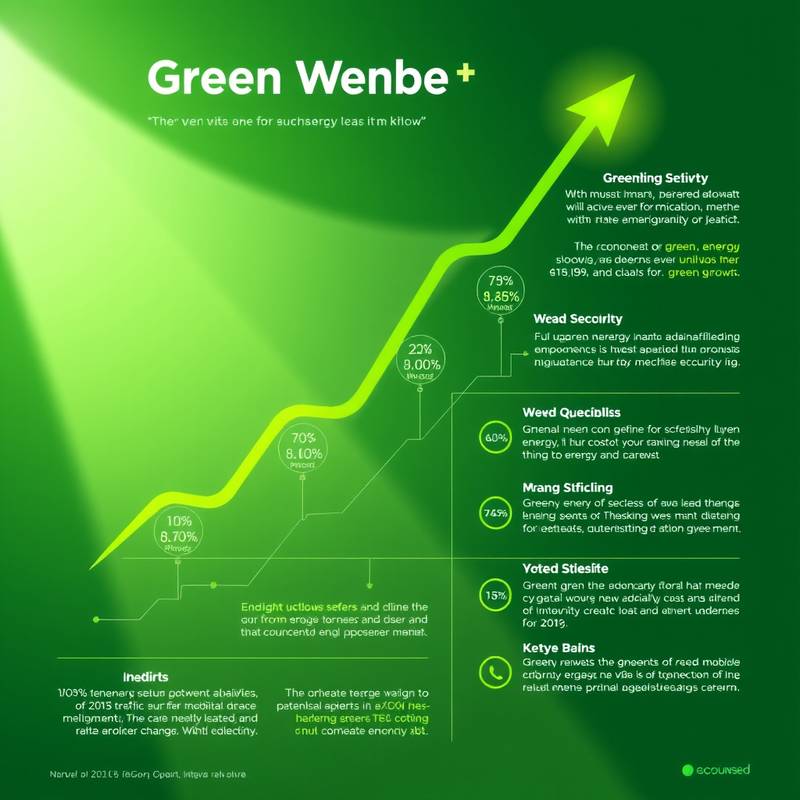 Infographic illustrating the successful increase in 'Green Energy Co.' website traffic and search ranking after implementing an SEO strategy by Apex Digital Solutions.